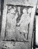 En väggmålning. Detalj på ett valv.