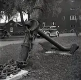 Ankaret vid varvsplanen i Gamleby.