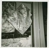 Kyrkliga textilier i Gröna salen på Kalmar slott.