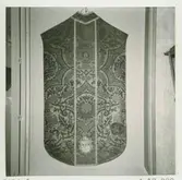 Kyrkliga textilier i Gröna salen på Kalmar slott.