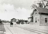 Järnvägsstationen i Ljungbyholm.