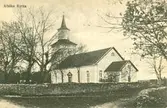 Vykort med motiv från Alböke kyrka.