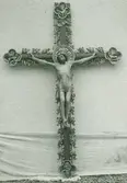 Krucifixet från Högby kyrka efter framtagningen.