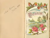 Titelblad till Lilli Sahlbergs minnesalbum.