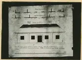 Herrestorps gårdarkiv. Ritning till ombyggnad av bägge flyglarna.