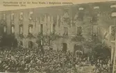 Fosterländskt tal av doktor Sven Hedin i Borgholms slottsruin, midsommaren 1914.

Talet hölls några månader efter kung Gustav V:s Borggårdstal, ett tal som Sven Hedin anses ha skrivit.
