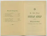 S:t. Andreas-logen Gustaf Adolf på dess högtidsdag. Fredagen den 1 Dec. 1905.