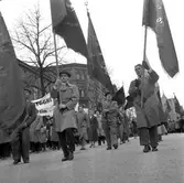 Första maj.
Maj 1956.