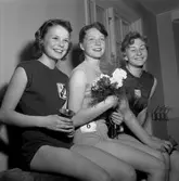 DM i gymnastik för damer.
April 1956.