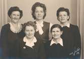 Kooperativa kvinnogillets styrelse i Örsjö 1947.

[Namnuppgifter saknas.]