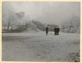 Planen vid järnvägsstationen.