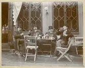 Uteservering på Teatervallen på Kvarnholmen i Kalmar.