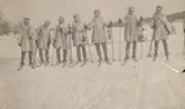 På skidor i Dalarna 1914.