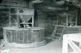 Interiör från Skrika kvarn vid Emån, Fliseryds socken. Den brann ned 1941.