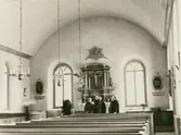 Interiör från långhuset i Järeda kyrka.