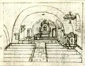 Ölandskyrkor. Serie efter Rhzelius. Petrus Törnewall (trol) 1673.