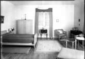 Sovrum i borgarhem på 1940-talet.