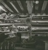 Kalmar läns museums samlingar i källarvåningen på Kalmar slott.