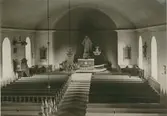 Interiör från Ukna kyrka.