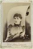 Miss Anny Lindquist. Photographic Studio. 330 East Division Street, Chicago.