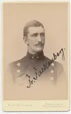 Porträtt av Falkenberg i uniform.