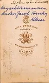 Bagaråldermannen Anders Jacob Areskog, (1800-1873), Kalmar, vid nära 70 års ålder 1869.