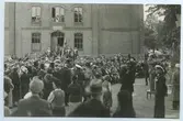 Firande av Barnens Dag vid Tullskolan i Kalmar 1935
Musikuppträdande.