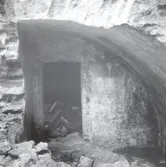 Hotell Witt. Rivningen 1939. Tunnvalv.