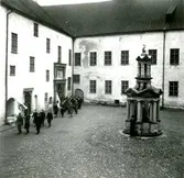 Gustaf II Adolfsdagen på inre borggården till Kalmar slott.