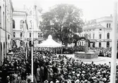 Kungabesök. Invigningen av Vasabrunnen.
Kung Gustav V.