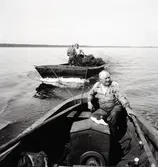 Ålbottengarn sättas ut. 