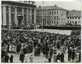 Kalmar, Törneby, F12. Svenska flaggans dag på Stortorget.