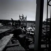 Vy från byggandet av Ölandsbron.