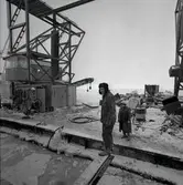 Från byggandet av Ölandsbron.