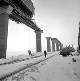 Vy från byggandet av Ölandsbron.