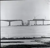 Vy från byggandet av Ölandsbron.