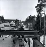 Vy från byggandet av Ölandsbron.