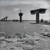 Vy från byggandet av Ölandsbron.