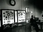 Larmcentralen hos brandkåren i Kalmar år 1945.