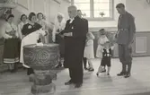 Ölandsklubbens resa 1941. Dop i Runstens k:a med klubben som fadder.