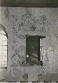 Interiör från Ryssby kyrka vid restaureringen 1948.