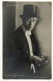 Porträtt av skådelspelaren Gösta Ekman den äldre 1890-1938.