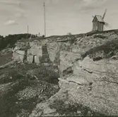 En stubbkvarn vid en landborg i Gättlinge.