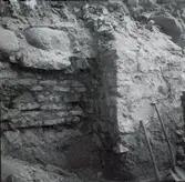 Källare påträffad vid nybyggnad 1940.