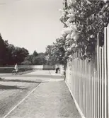 Trottoaren vid korsningen Söderportsgatan och Skansgatan i Gamla staden.
