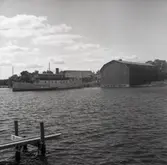 Varvet i Ekenäs från hamnbryggan.