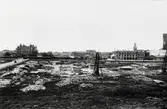 Tomten för nya läroverket vid Fredriksskans i Kalmar vid 1930-talets början. här låg tidigare stadens soptipp.