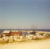 Motiv från hamnen i Byxelkrok.