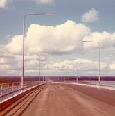 Utsikt mot väster från högbrodelen, Ölandsbron.