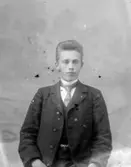 Ateljébild av ung man.